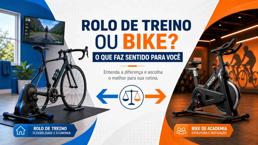 Rolo de treino ou bike? O que faz sentido para você!
